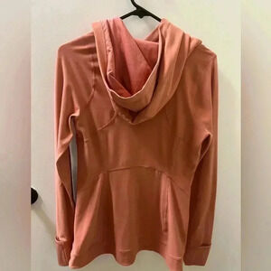 Lululemon every journey hoodie in rustic coral.